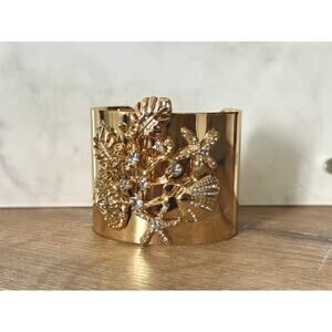 Gold Lilly Pulitzer Cuff Bracelet